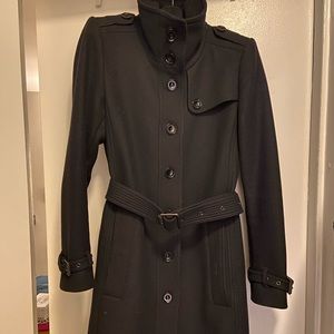 Burberry Brit Black Wool Coat